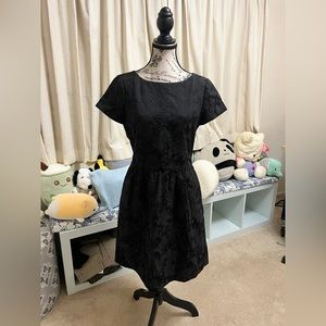 Brooks Brothers floral black dress size 8